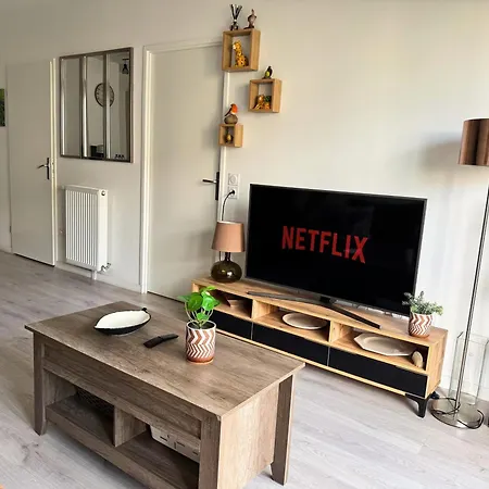 T2 Moderne Proche Paris, Cdg, Parc Expo&parking Privé Appartement *